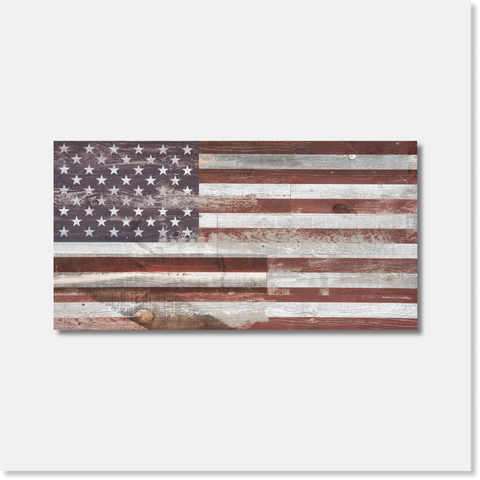 Weathered Wood on sale Flag